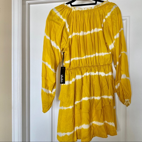 Lulus Power to the Peaceful Yellow Tie-Dye Dress - Picture 7 of 8